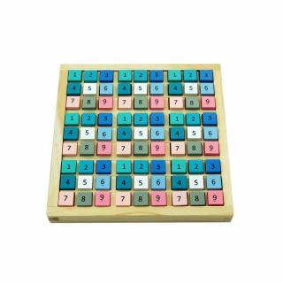 Drewniane sudoku dla dzieci - Adam Toys, 3+
