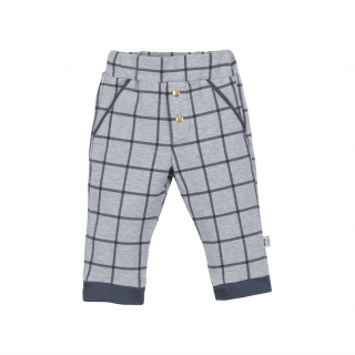 Eleganckie spodnie dla chłopca - szare, r. 62-86