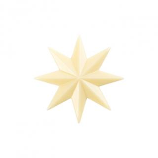 Dekoracje czekoladowe BIAŁE GWIAZDKI 4,4cm 120szt.