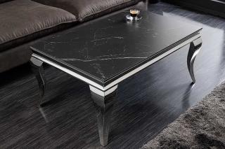 Designerski stolik kawowy MODERN BAROQUE 100cm czarny antracytowy