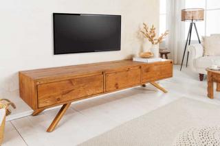Komoda szafka RTV FINCA 180cm drewno sosna