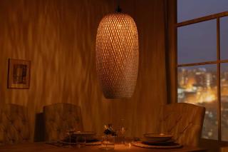Ręcznie pleciona lampa wisząca ORGANIC LIVING 45cm