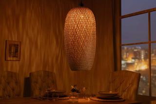 Ręcznie pleciona lampa wisząca ORGANIC LIVING 60cm