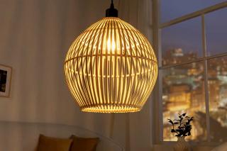 Ręcznie tkana lampa wisząca ORGANIC LIVING 30cm