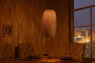 Ręcznie wykonana lampa wisząca ORGANIC LIVING 40cm