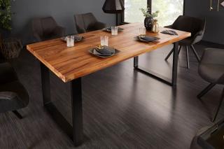 Stół IRON CRAFT 140 cm drewno Sheesham OUTLET