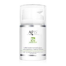 APIS ACNE-STOP Home Terapis Krem Lekki, Normalizujący, Antytrądzikowy z Zieloną Herbatą 50 ml