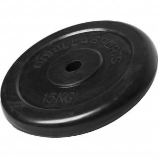 Obciążenie gumowane 15 kg, 30 mm