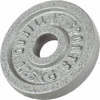 Obciążenie żeliwne 1,25kg, srebrne, 30 mm