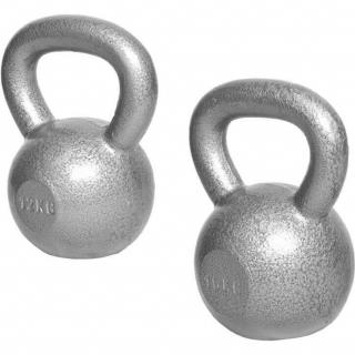 Zestaw kettlebelli żeliwnych 28 kg (12 kg + 16 kg)