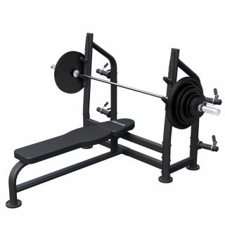 Zestaw - Ławka olimpijska prosta + sztanga 130 kg