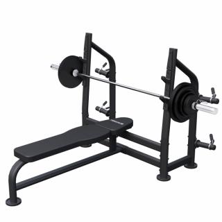 Zestaw - Ławka olimpijska prosta + sztanga 60 kg