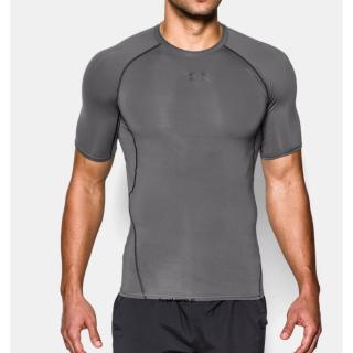 Koszulka termoaktywna męska Under Armour HeatGear Compression Shortsleeve 1257468-040 grafit koszulka wygodna do noszenia przez cały dzień