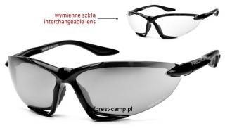 Okulary rowerowe ARCTICA S-50A + eleganckie etui + woreczek z irchy przyciemniane z lekką lustrzanką + zapasowe szkło transparentne