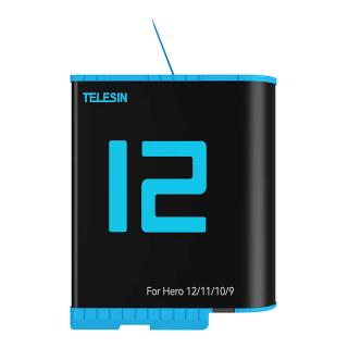 Akumulator bateria Telesin do GoPro Hero 12 / 11 / 10 / 9 (1750 mAh) - GP-BTR-901-D DYSTRYBUCJA PL / WYSYŁKA GRATIS / RATY 0% / LEASING