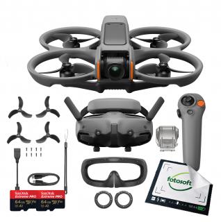 DJI AVATA 2 - Fly More (1x aku) + DWIE KARTY 64GB 200/90 / WYSYŁKA GRATIS / DYSTRYBUCJA PL / RATY 0% / LEASING