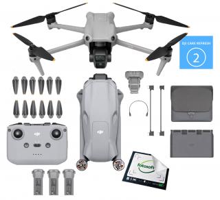 Dron DJI Air 3 Fly More Combo (RC-N2) + Care Refresh 2 Lata / WYSYŁKA GRATIS / DYSTRYBUCJA PL / RATY 0% / LEASING