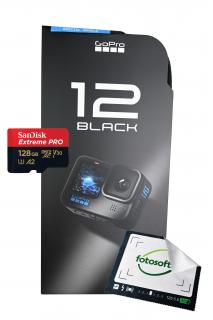 GoPro Hero 12 - Accessory Hard Bundle + Karta 128GB 200/90 / WYSYŁKA GRATIS / DYSTRYBUCJA PL / RATY 0% / LEASING