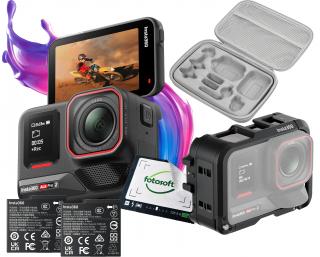 Insta360 Ace Pro 2 z podwójną baterią + Etui + Ramka ochronna / WYSYŁKA GRATIS / DYSTRYBUCJA PL / RATY 0% / LEASING