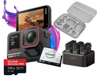Insta360 Ace Pro 2 z potrójną baterią + Etui + Hub + Karta 128GB / WYSYŁKA GRATIS / DYSTRYBUCJA PL / RATY 0% / LEASING