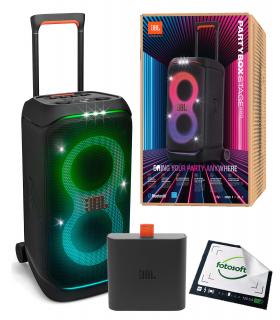 JBL PartyBox Stage 320 + Dodatkowy akumulator JBL Battery 400 / WYSYŁKA GRATIS / DYSTRYBUCJA PL / RATY 0% / LEASING