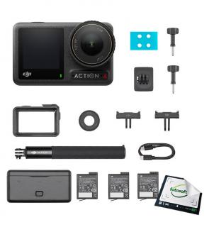 Kamera DJI Osmo Action 4 Adventure Combo SPRAWDŹ AKCESORIA NA STRONIE / WYSYŁKA GRATIS / DYSTRYBUCJA PL / RATY 0% / LEASING