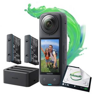 Kamera Insta360 X4 + Dodatkowy akumulator + HUB do ładowania / WYSYŁKA GRATIS / DYSTRYBUCJA PL / RATY 0% / LEASING