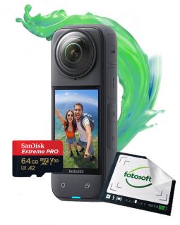 Kamera Insta360 X4 + Karta 64GB 200/90 - rabat 50 zl w koszyku na stronie / WYSYŁKA GRATIS / DYSTRYBUCJA PL / RATY 0% / LEASING