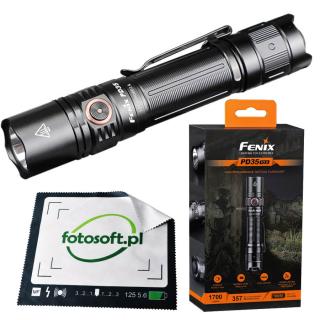 Latarka taktyczna LED Fenix PD35 V3.0 czarna WYSYŁKA GRATIS / RATY 0% / TEL. 500 005 235