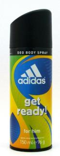 Adidas Men Get Ready dezodorant spray 150ml.