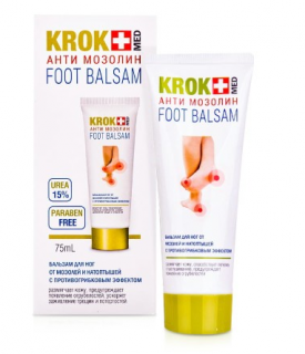 Balsam Antimozolin do Stóp na Modzele i Odciski z Mocznikiem 15% Krokmed 75ml