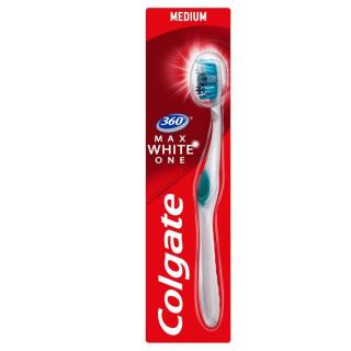 Colgate 360° Max White One Szczoteczka do zębów Medium