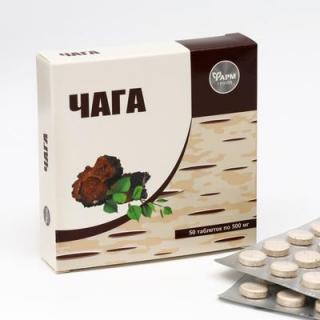 Czaga (chaga) Huba Brzozowa 50 tabl. 500mg