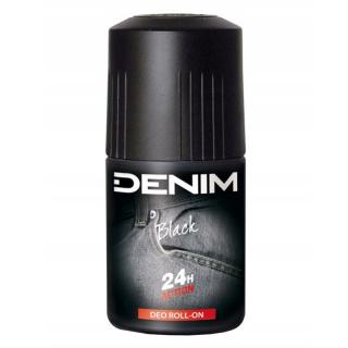 Denim Black dezodorant roll-on męski  50 ml
