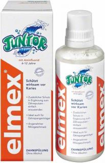 Elmex Junior Płyn do płukania ust 6-12 lat 400 ml