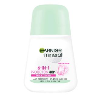 Garnier Mineral Cotton Fresh 6w1 antyperspirant roll-on 48h 50ml