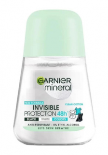 Garnier Mineral Invisible Protection Clean Cotton Antyperspirant roll-on 48H 50ml