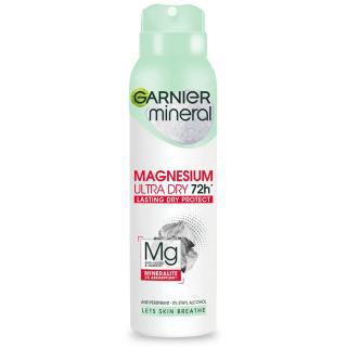 Garnier Mineral Magnesium Ultra Dry 72H Antyperspirant w sprayu, 150 ml