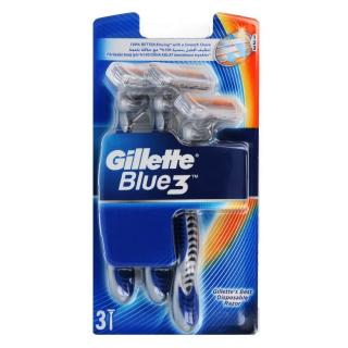 Gillette Blue 3 Maszynki do golenia 3 sztuk komplet