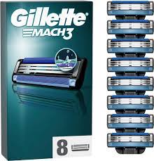 Gillette Mach3 Wymienne wkłady do golenia dla mężczyzn 8 szt