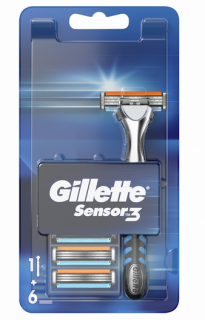 Gillette sensor 3 maszynka + 6 wkładów