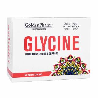 Glicyna 100 mg Stres Intensywna Nauka Nerwice 50 tabletek