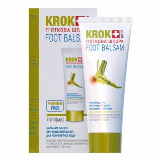 KrokMed Balsam do stóp na ostrogę piętową do komfortowego chodzenia 75ml