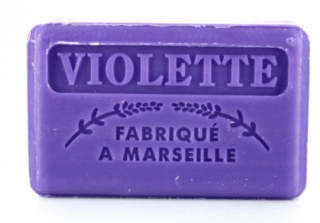 Label Des Sens Marsylskie Mydło zapachowe Violette/Fiołek  125g