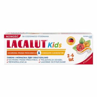 Lacalut Kids Pasta do zębów dla dzieci 2-6 lat, delikatny miętowy smak 55ml