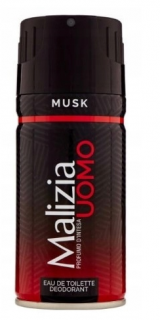 Malizia Uomo Musk Dezodorant dla Mężczyzn Piżmo 150ml