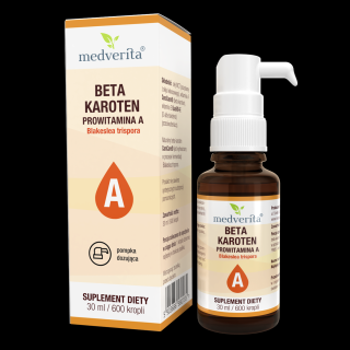 Medverita Beta-karoten CaroCare® prowitamina A 30ml 600 kropli