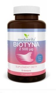 Medverita Biotyna 2500 mcg 180 kapsułek