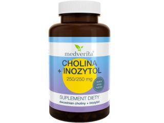 Medverita Cholina 250 mg + Inozytol 250 mg 60 kapsułek