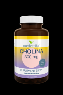 Medverita Cholina 500 mg 120 kapsułek